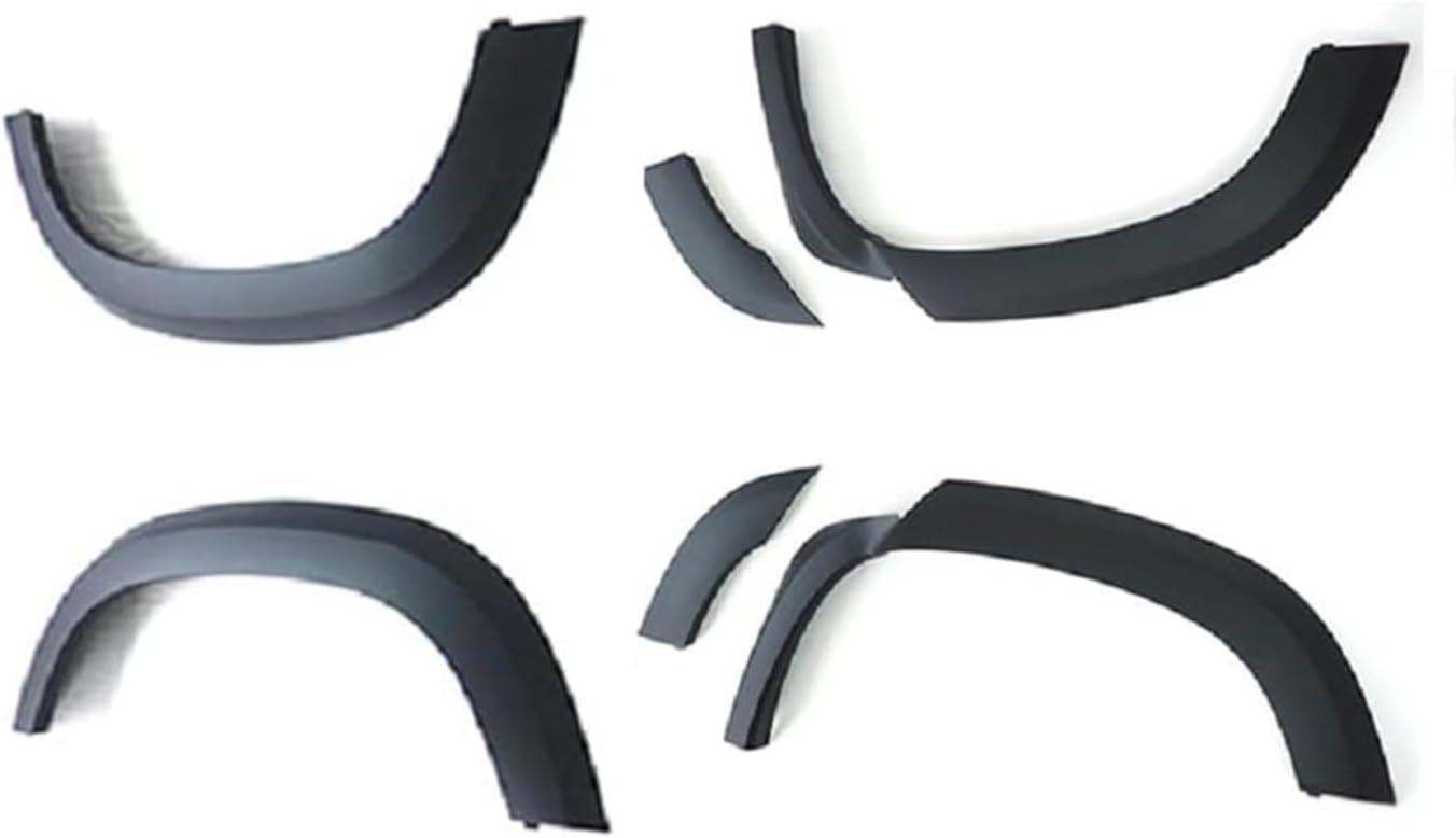 6Pcs Extended Fender Accessories Wheel Arch Eyebrow Trim Kit Flare Fender Fits for Land Rover Defender 110 2020-2024(Glossy Black)