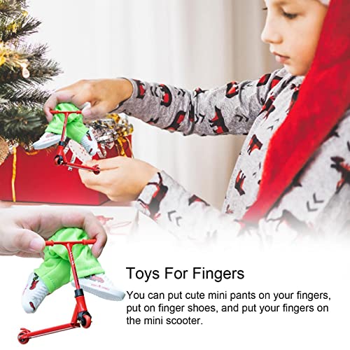 Set di 5 mini giocattoli per dita, con scarpe