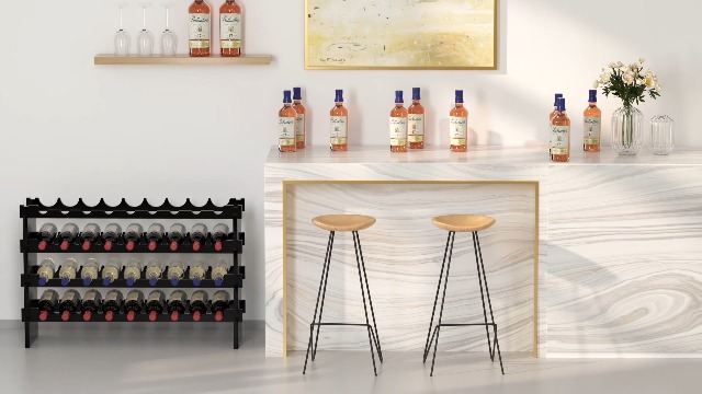Amazon.com: Domax Wine Rack Freestanding Floor - 36 Wine Bottle