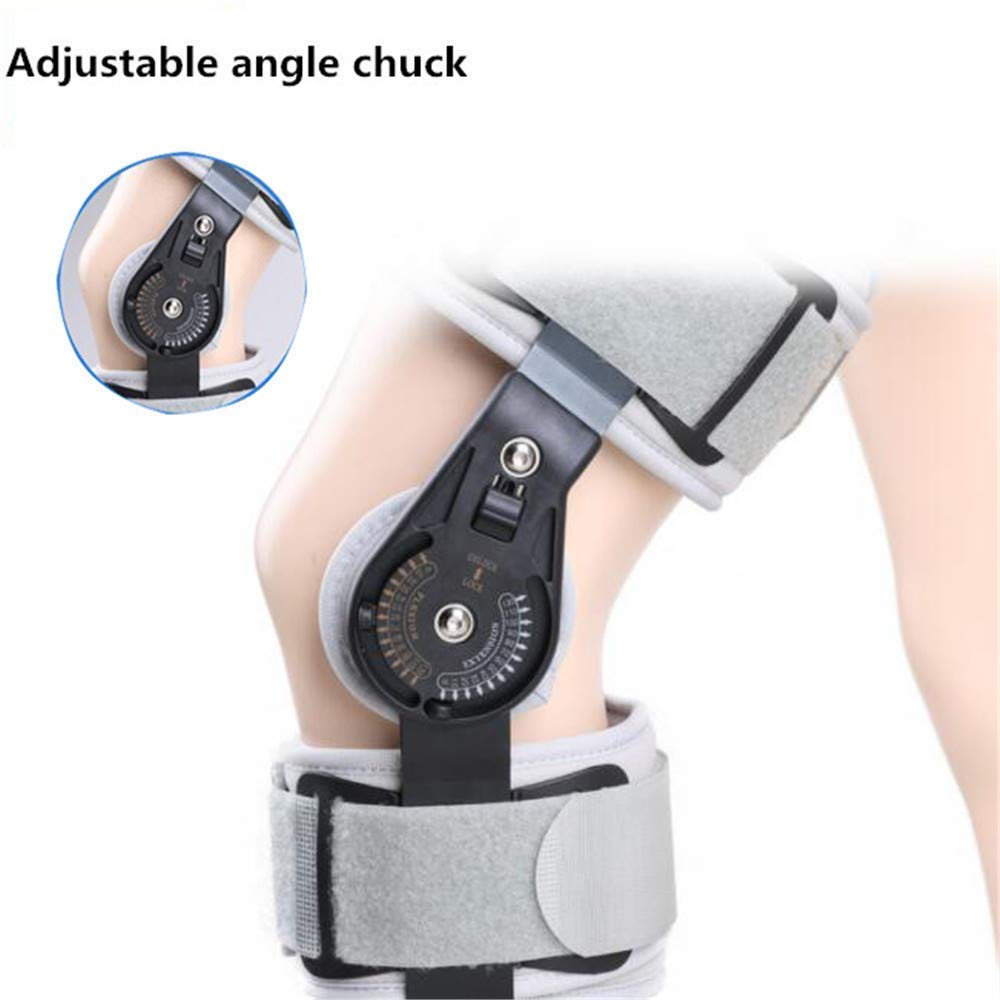Orteza Stawu Kolanowego, Regulowany Stabilizator Kolana, Rehabilitacja Złamania, Orteza Kolana, Szyna Stabilizująca, Opaska Na Skręcenie, Uraz Łąkotki Po Operacji,With Strap Left