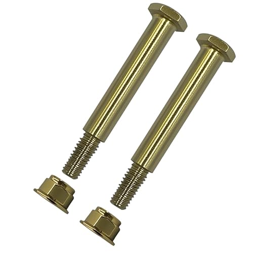2 Pack 193406 New Replacement Deck Wheel Bolts Lock Nuts