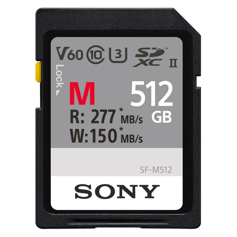 Amazon.com: Sony 512 GB M Series UHS-II SDXC Memory Card : Electronics