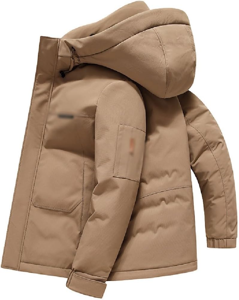 Winter Hooded Duck Down Jacket Outdoor Thickened Warmth