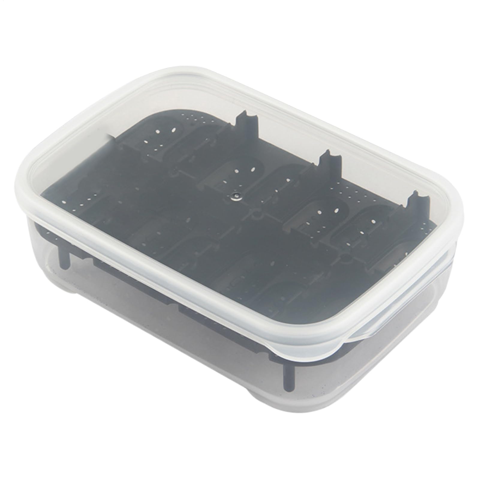 Snake Terrarium, 14 siatek Gecko Hatching Basin, Transparent Breeding Box, Compact Reptile Habitat Container, 7,09 x 5,12 x 1,97 , do użytku w górach, Scorpion and Indoor Breeder