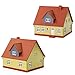 One Set N Scale 1:160 Model Village House Assembled Model Architectural Building Layout JZN02Br