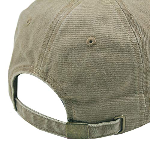 Image of HH HOFNEN Baseball Cap Washed Cotton Unstructured Vintage Hat for Men Women | Unisex Sports Ball Caps Sun Protection Adjustable Outdoor Curved-Brim Dad Hat Classic Plain Cap
