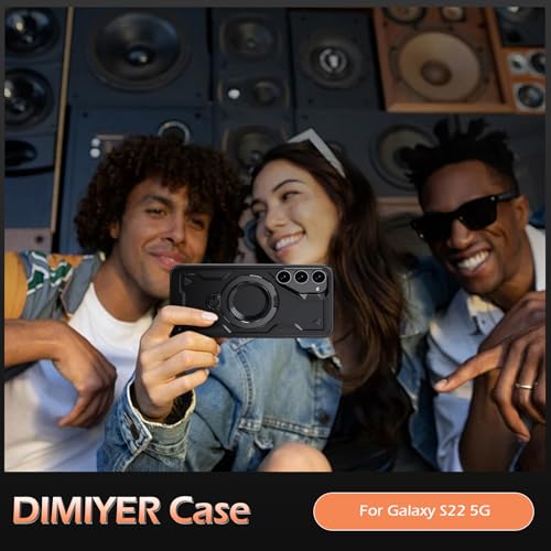 Image of for Samsung Galaxy S22 Case Magnetic with stand [Compatible with MagSafe] [with Screen Protector] Wireless Charging, Shockproof Galaxy S22 5G Case, Ring Holder Phone Cover, for Samsung S22 Phone Case