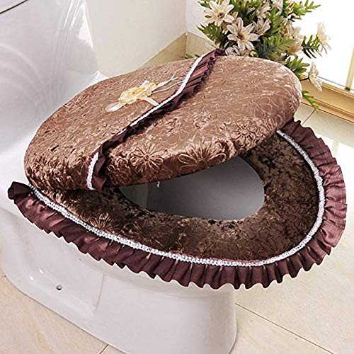 Housse de de luxe pour coussin de toilette ensemble de 2 paquets lavables