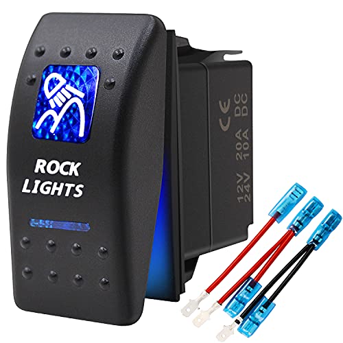 Snapklik.com : Rock Lights Waterproof Rocker Switch Toggle - ON/Off ...