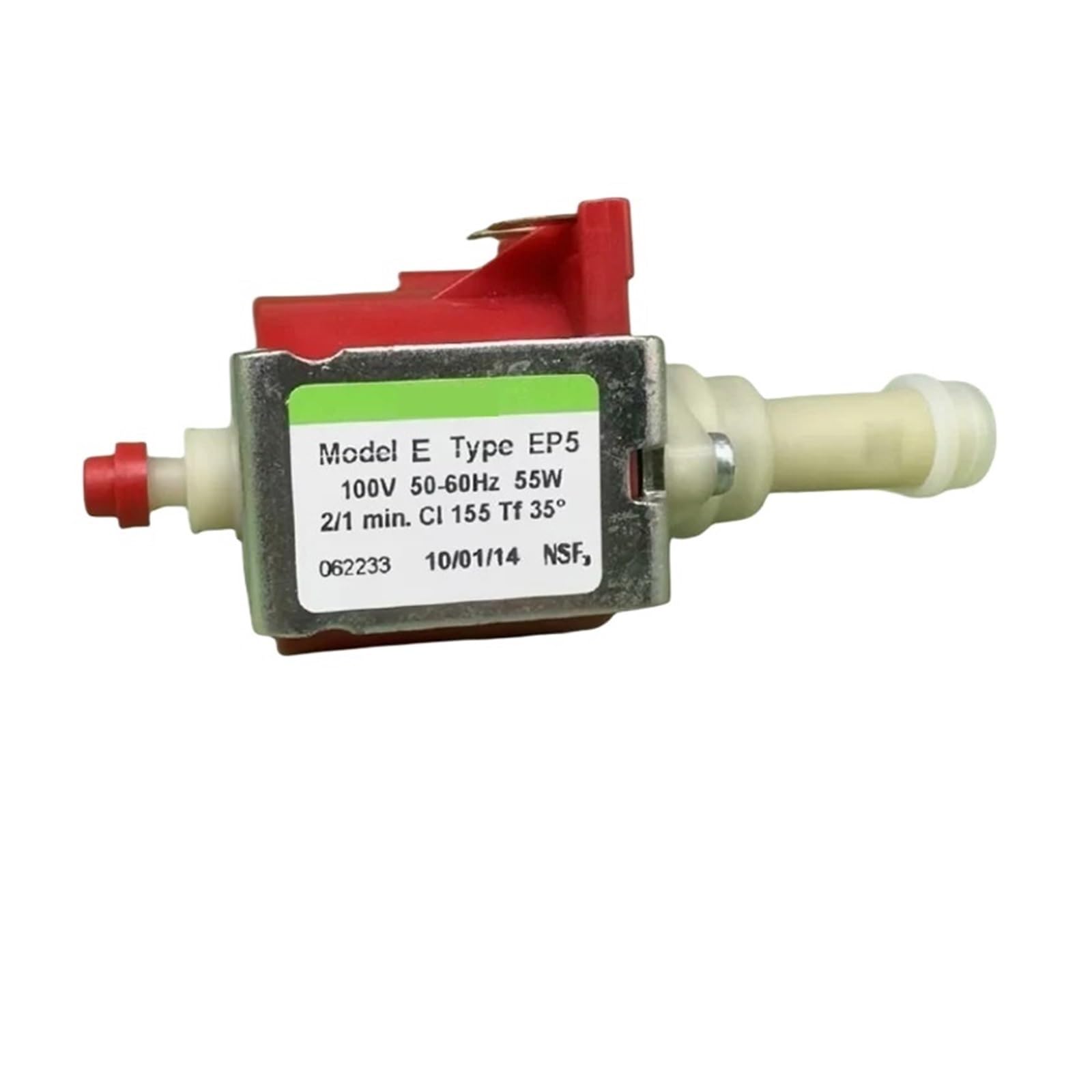 EP4/EP5 High Pressure Mini Electromagnetic Pump AC 100V 50-60HZ 55W Coffee Machine Solenoid Water Pump Plunger Pump(Model E Type EP5)