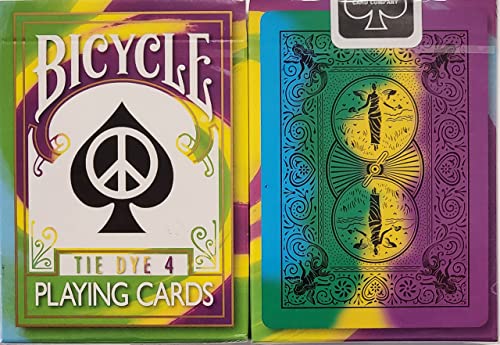 Baraja Bicycle 4ta Edición Tie Dye 4 mazos
