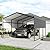 ACONEE 13' x 16' Carport, Metal Carport with Heavy Duty Galvanized Steel Roof & Frame, Outdoor Carport Canopy Car Garage Shelter with Sidewall Panel, Multi-use Storage Shed Car Port for Car, Grey