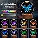 POSSHE Dragon Night Light, 3.15 Inch (80mm) K9 Crystal 3D Lamp with Remote 16 Color for Birthday Xmas Cool Figurines Dragon Gifts for Room Decor Boys Girls