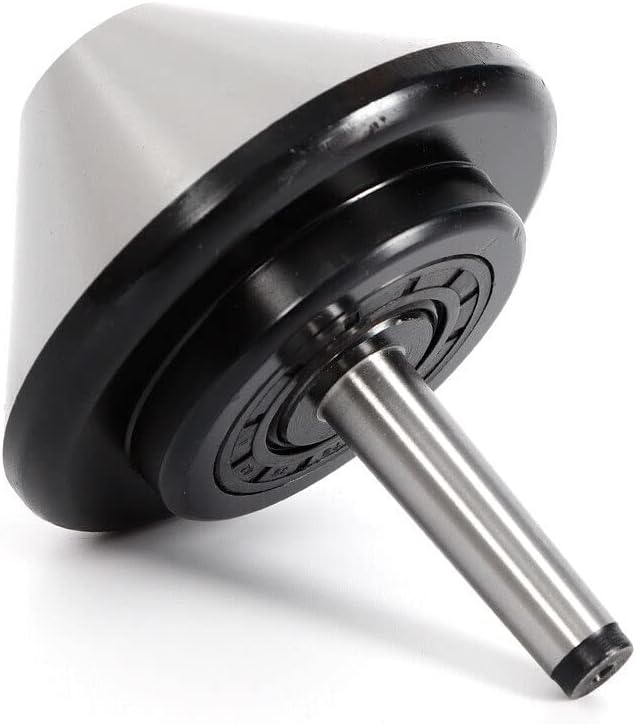 MT2 Bull Nose Live Center Morse Taper #2 Bull 75 Degree for Lathe - 120mm Perfect for Precision Turning and Machining Operations