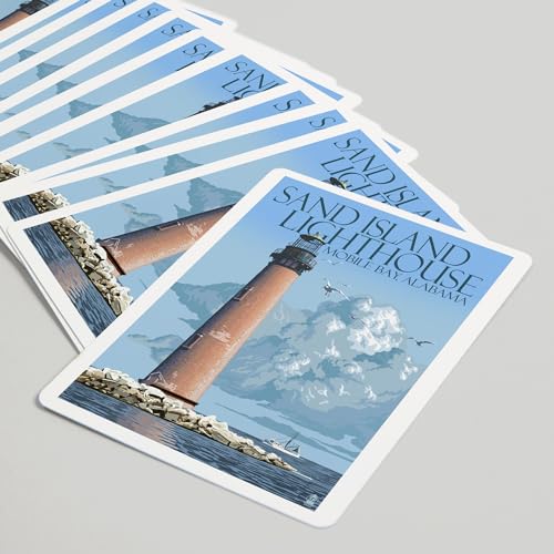 Baraja Póker Sand Island Lighthouse 52 cartas miniatura 5