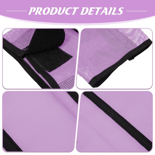 Image of Jexine Set of 8 Mesh Fly Boots for Horse Loose Fitting Non Slip Breathable Horse Fly Leggings Protective Reduces Stress Leg Fatigue Wraps for Preventing Flies Mosquitoes Bite