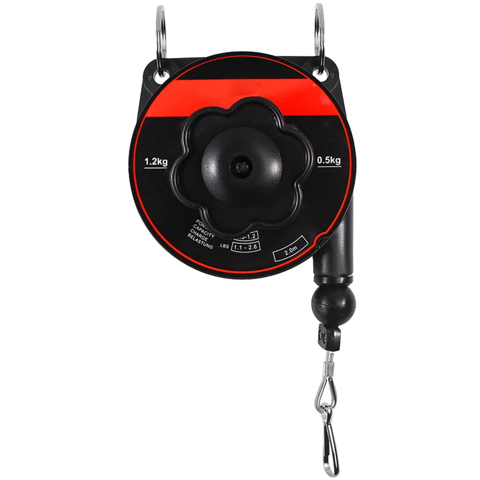 Spring Balancer, Retractable Lightweight Balancer Tool Holder 2m Length(0.5kg 1.2kg)