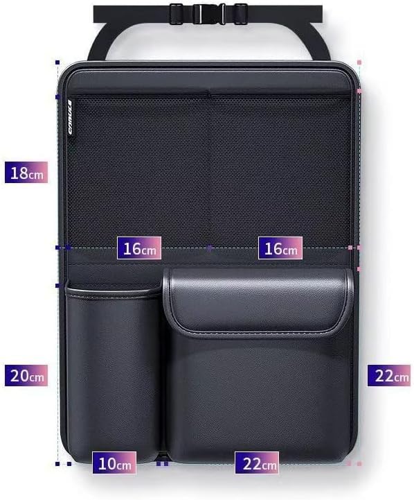 Organizador Maletero para Land Rover Range Rover Sport III 2025 2024 2023 2022, Piel Bolsa de Almacenamiento Suspendida Asiento Trasero Orden de Coche Accesorios Interior Contenedor,2pcs