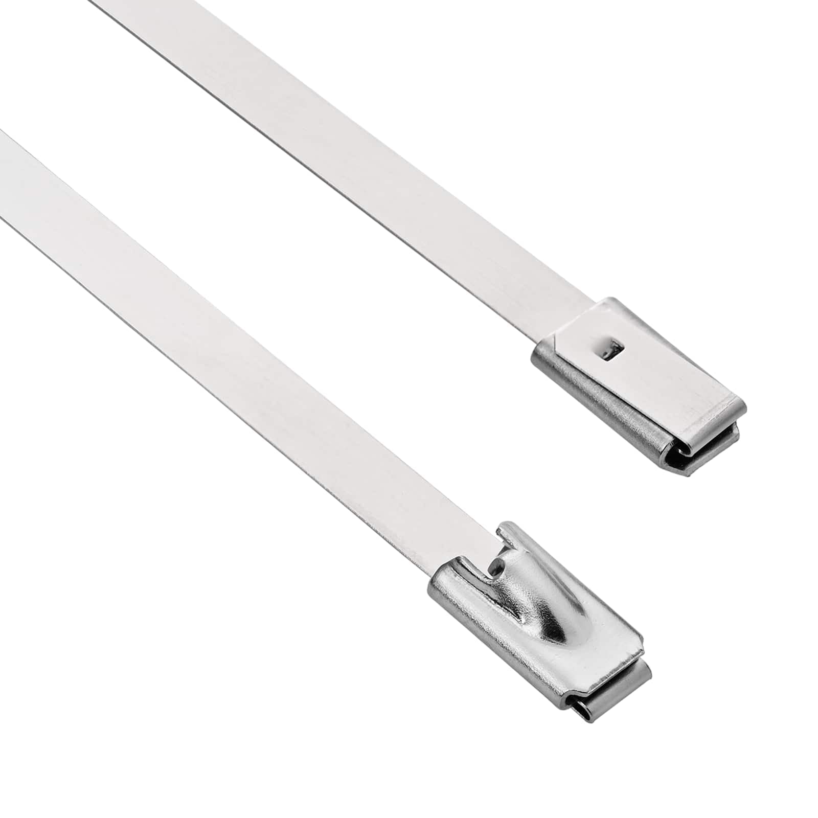 vidaXL Związywacz kablowy 250 szt. 4,6 x 800 mm srebrny