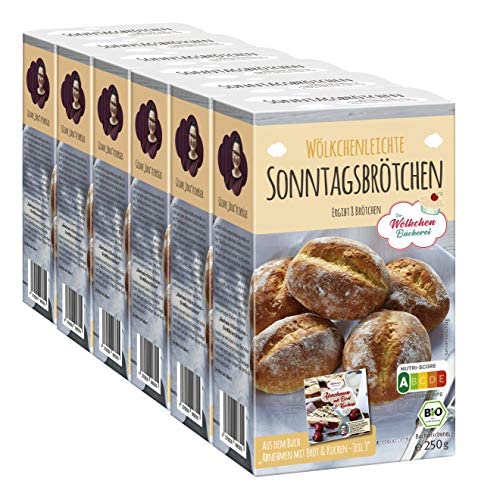 6x "Sonntagsbrötchen" Bio-Backmischung - Die Wölkchenbäckerei - Nutriscore A Cover