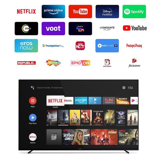 Image of TRUSENSE 80 cm (32 Inch) TS 3200 Premium (1 GB RAM) | 1080P Full HD Smart Android TV | Bezel-Less LED | (Black)