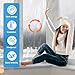 2 Pcs Window Plastic Insulation Kit 47'' x 63'', Window Insulation Covering Film for Winter, Heavy Duty Clear Shrink Film Window Seal Kit to Keeps Cold Air Out and Warm Air in