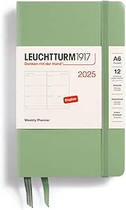 Leuchtturm1917 A5 Medium Hardcover Weekly Planner & Notebook 2025 - View #9