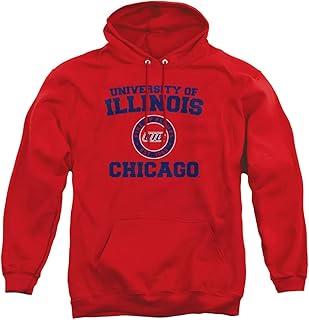 Official Collegiate Distressed Circle Logo Adult Pullover Hoodie Collection