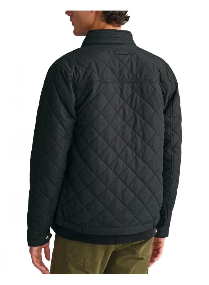 GANT Męski Pikowana Kurtka Windcheater, Evening Blue