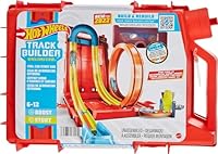 Hot Wheels Toy Car Set, Track Builder Unlimited Playset Fuel Can Stunt Box, 14 Component Parts & 1:64 Scale Vehicle