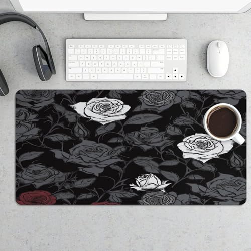 Rose Gothic Desk Mat Pad Mouse Grande Antideslizante miniatura 5