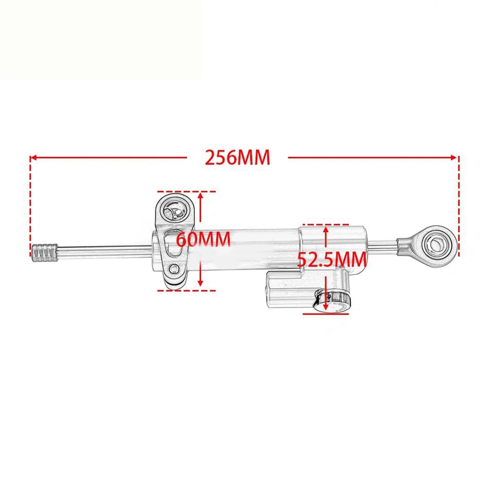 Amortisseur De Direction Universel en Aluminium pour Moto, Stabilisateur pour Yamaha