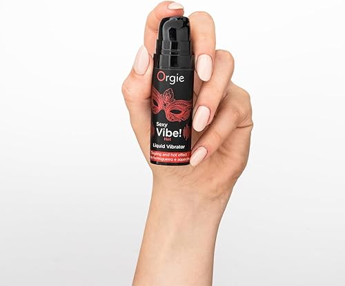 Miniatura 3 de Sexy Vibe! Hot by Orgie. Vibrador líquido. Gel emocionante besable con ingredientes activos de plantas de la selva amazónica y un toque de sabor a