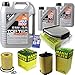 Produktbild QR-PARTS 69339995 Filter Set Inspektionspaket 7 Liter Motoröl Top Tec 4200 5W-30 MANN-FILTER Innenraumfilter Luftfilter Ölfilter