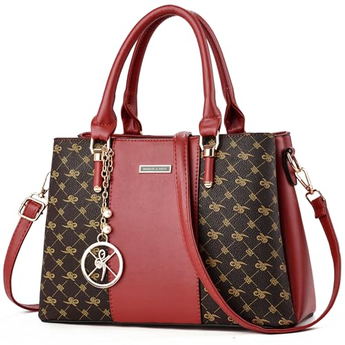 Image of KURGOOL Women Purses and Handbags Top Handle Satchel Shoulder Bags Messenger Tote Bag for Ladie