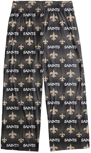 FOCO New Orleans Saints Men's Scatter Pattern Pajama Lounge Multi Color Pants