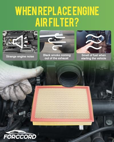 Image of 2-Pack CA7440 Engine Air Filter Fits for Infiniti QX56 2004-2010, Jeep Grand Cherokee 1993-2004, Grand Wagoneer 1993, Armada 2005-2015, Pathfinder 2005-2012 Air Filter Car Accessories