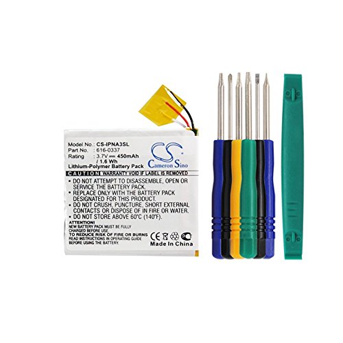 Cameron Sino 450mAh Replacement Battery for Apple iPod Nano 3rd ,G3 Generation 4GB 8GB , with Tools Kit