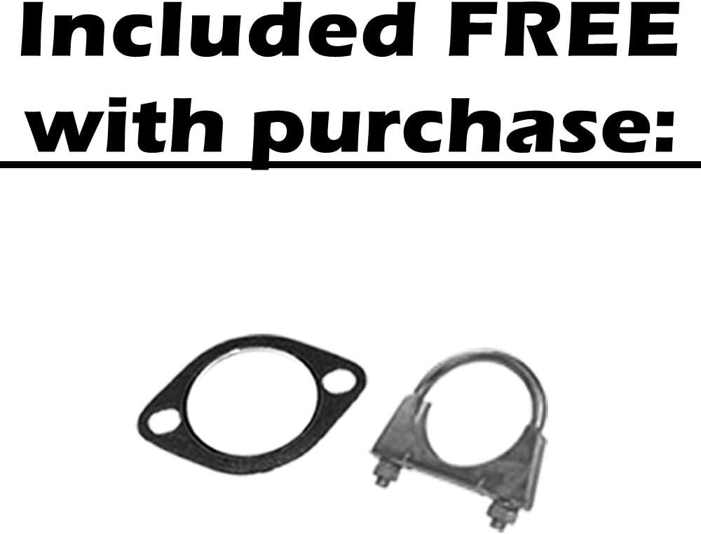 Northeastern Exhaust Resonator Pipe Muffler Exhaust System Kit fits: 2001-2006 Hyundai Santa Fe 2.7L