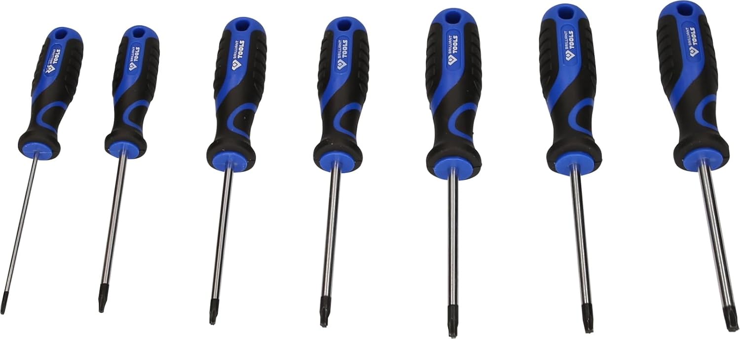 Brilliant Tools (BR75W) Torx Driver Set 7 Pieces