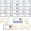 Alphabet Puzzle Cards, 26 PCS Double-Sided Puzzle Cards Alphabet Uppercase & Lowercase Matching Game Self Correcting Puzzles Learn Letter & Case Recognition ABC Learning for Kindergarten Preschool