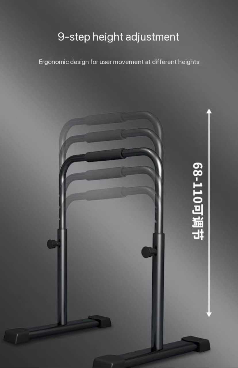 Split Indoor Single Parallel Bars Home Curved Arm Extension Adjustable Multifunctional Push-up Home Fitness Equipment
