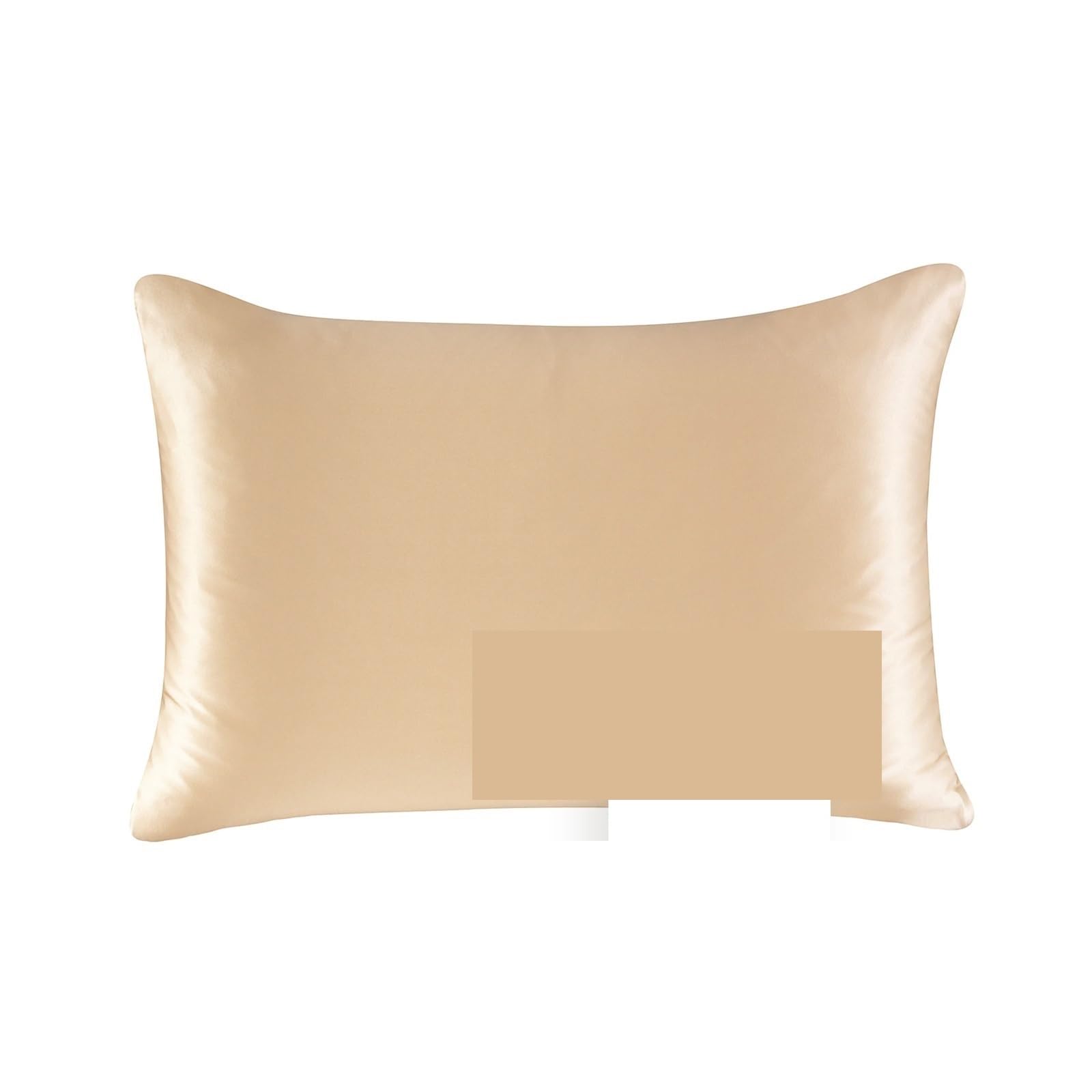 CNYUON Mulberry Silk Pillowcase 19mm With Hidden Zipper Suitable For Hair Real Pillow Case(Coral,50x60cm)