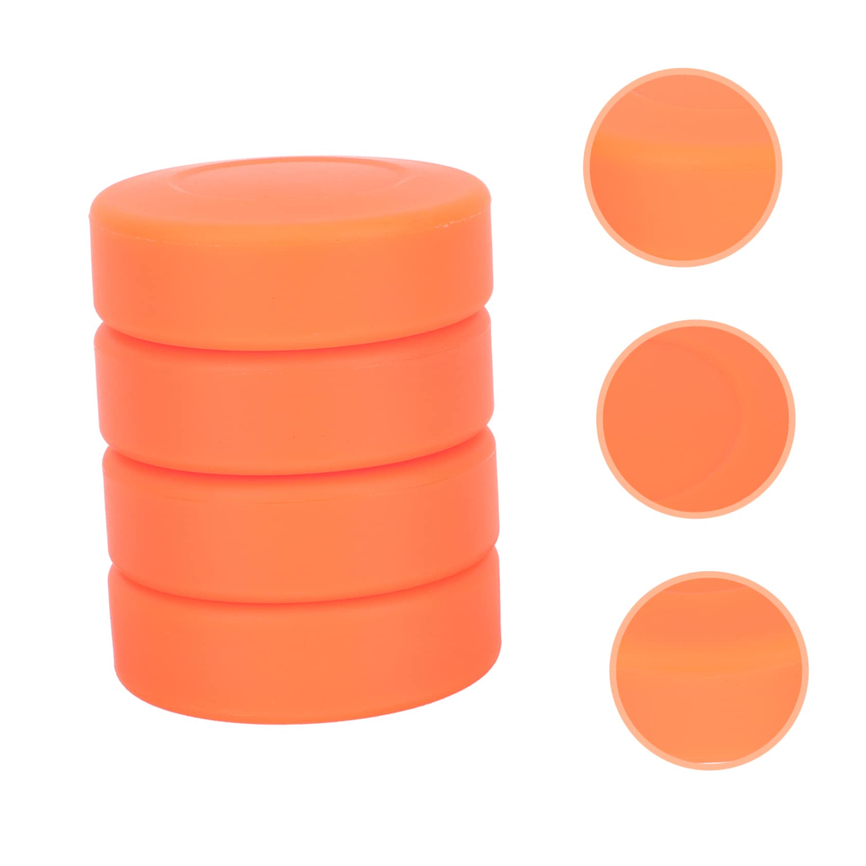 ABOOFAN 12 pcs Hockey Practice Ball Rubber Practicing Puck Floor Hockey Adults Hockey Puck Hockey Pucks Classic ice Hockey Puck ice Hockey Race Puck Hockey Toy Child PVC aldult