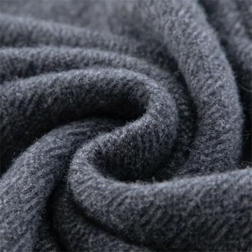 Men’S Classic Wool V-Neck Sweater Vest Thick Button Down Sleeveless Cardigan with Pockets 7