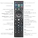 Universal Remote Control XRT140 for VIZIO Smart TV Remote Replacement XRT136 XRT260 XRT270 Smartcast D, E, M, P, V, PX Series Smart TVs