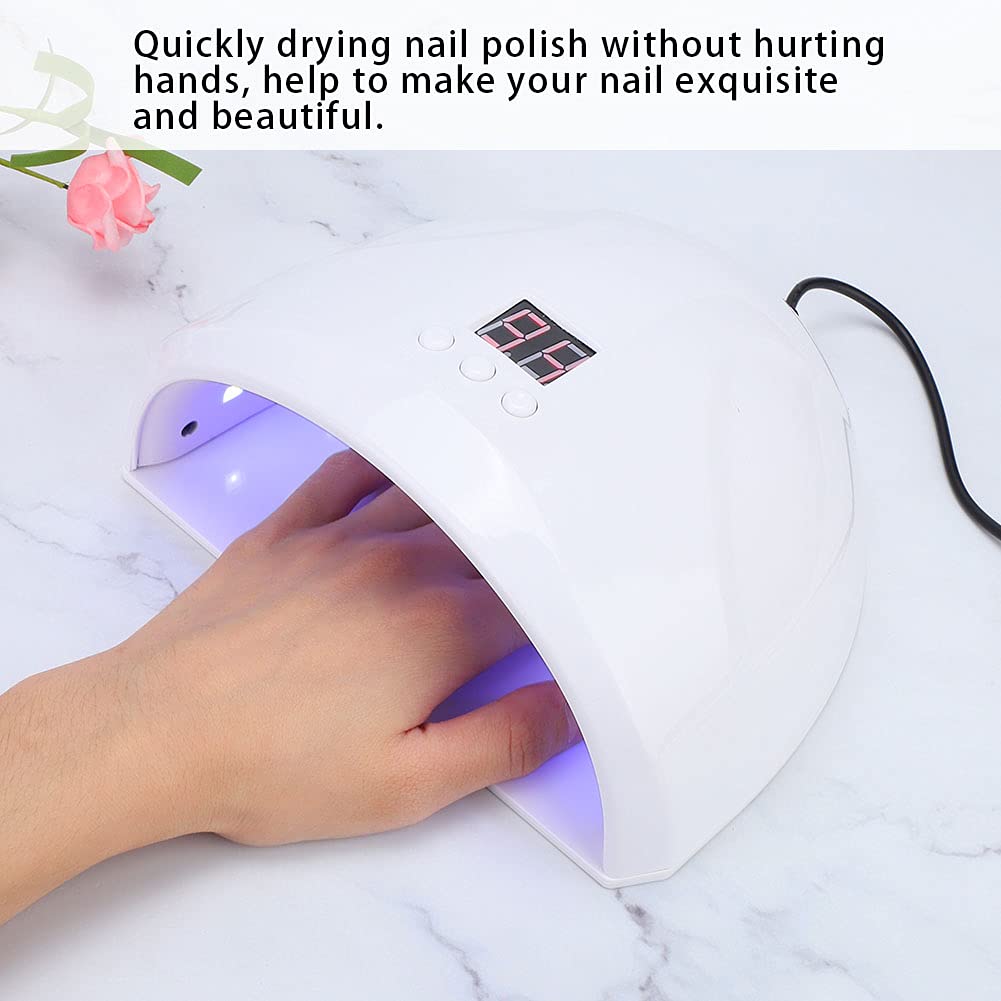 Lampada UV per Unghie, Essiccatore per Unghie per Smalto Normale Maquina Para Secar Uñas De Gel 36W LED Intelligente Lampada per Asciugatrice per Smalto Gel UV Macchina per