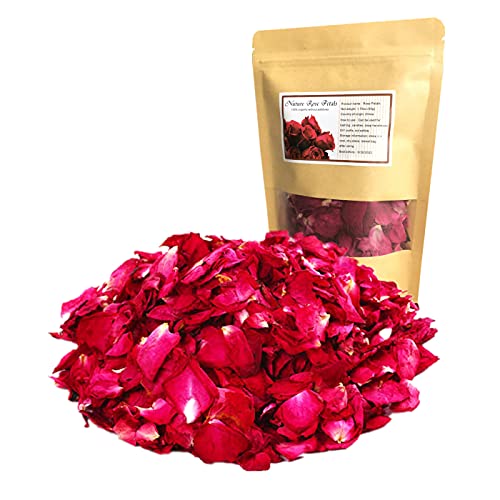 dried red rose petals 175oz50g real natural dried rose petals for bath soap making candle making wedding confetti diy crafts non edible red