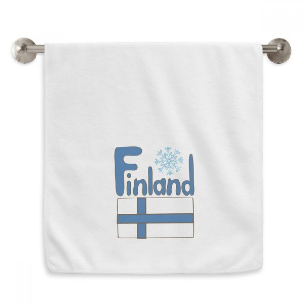 Serviette Finlande anti-irritation visage tissu blanc ultra doux 13 x 29
