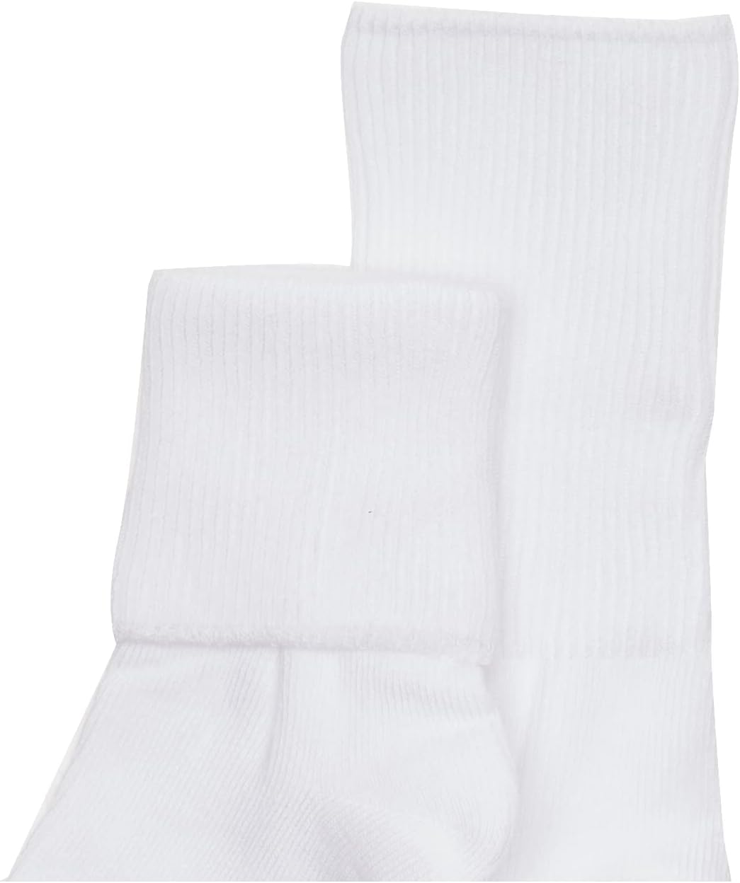 Jefferies Socks Girls 2-6x School Uniform Organic Cotton Seamless Turn Cuff 6 Pack